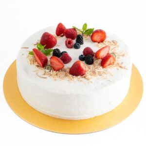 Pastel-coco-frutos