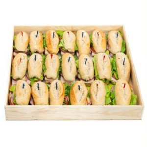 Mini baguette integral de jamon