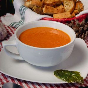 crema de tomate rostizado